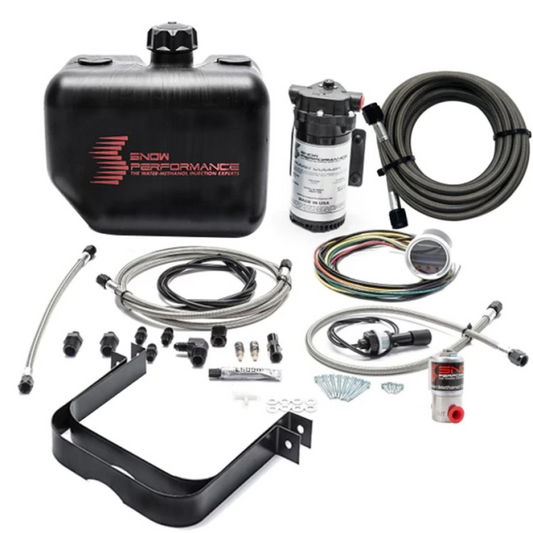 Snow Performance 2.5 Boost Cooler Water Methanol Injection Kit w/ SS Brd Line & 4AN Fittings - RaggDoll MotorSports