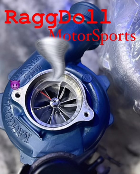 THE RAGGDOLL RENNEN Turbocharger designed specifically for the Porsche 718/982 2.0L Cayman and Boxster Base models. Precision-engineered for maximum performance, improved airflow, and enhanced power delivery. Ideal for performance enthusiasts seeking a premium turbo upgrade.